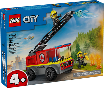 Конструктор LEGO City Пожежна машина з драбиною 82 елементи (60463)