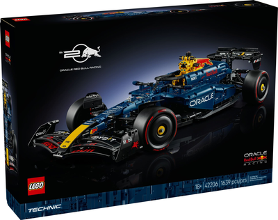 Конструктор LEGO Technic Болид F1 Oracle Red Bull Racing RB20 1639 элементов (42206)