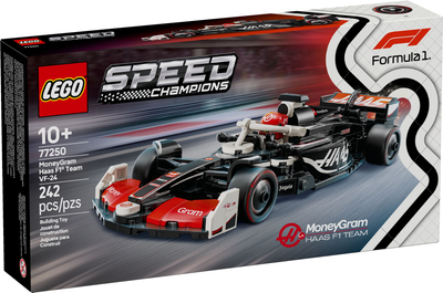 Конструктор LEGO Speed Champions Болід F1 MoneyGram Haas Team VF-24 242 елементи (77250)