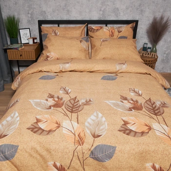 Пододеяльник Moon&Star Мікросатин Premium Amber Leaf Евро 200 x 220 см (MS-870000818)