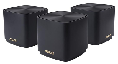 Wi-Fi Mesh система Asus ZenWi-Fi XD4 Plus Black (3-pack) (90IG07M0-MO3C50)