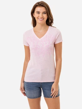Футболка хлопковая женская U.S. Polo Assn 215998-2J00A XS Светло-розовая (786660666816)