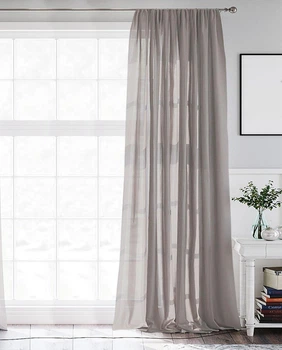 Тюль матова Pivdenne 200х270, 1 шт креп Plume мокко (20206-200)