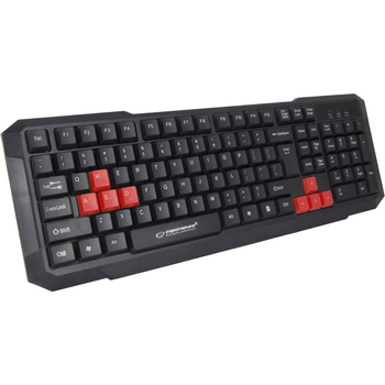 Клавиатура Esperanza Wired EGK102 USB Red (EGK102RUA)