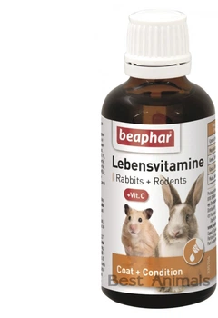 Вітаміни Beaphar Lebensvitamine для гризунів 50 мл (8711231131730)