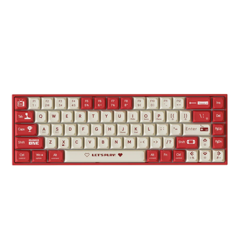 Механическая клавиатура Ajazz AK680 Red Синие переключатели