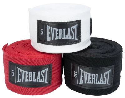 Бинты Everlast CORE HANDWRAPS 3 PACK черный, белый, красный Уни 120 (304,8 см)