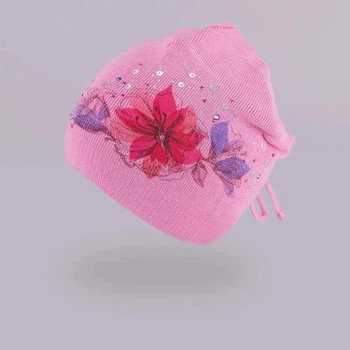 Шапка демісезонна tutu 02499 46-50 Рожева