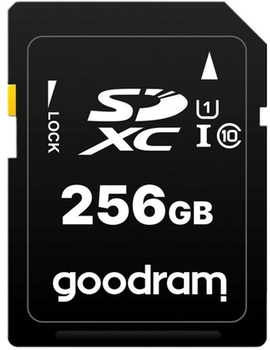 Карта памяти Goodram SDXC 256GB S1A0 cl 10 UHS-I (S1A0-2560R12)