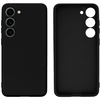 Чехол Silicone case для Samsung S23 (25) Black черный
