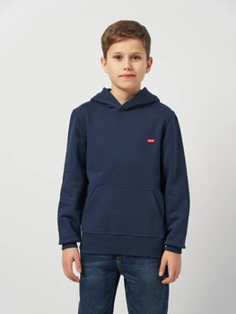 Детское худи для мальчика Levi`s Lvb Mini Batwing Hoodie 9EL452-C8D 134-140 см Нави (3666643114299)