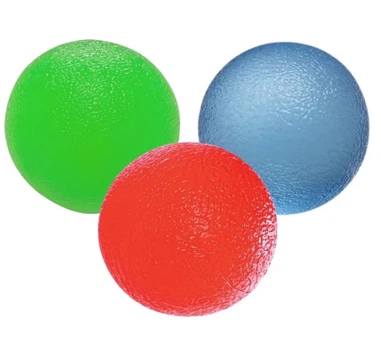 Набор силиконовых эспандеров мяч (тренажер для кисти) PowerPlay PP-4339 Grip Ball Set (набор 3 шт) (PP_4339)