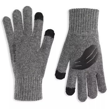 Перчатки Simms Wool Full Finger Glove L/XL Steel Grey (1102-13540-030-4050)
