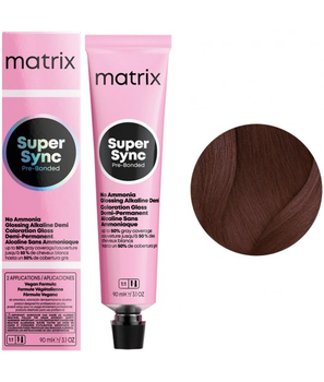 Крем-краска без содержания аммиака Matrix Super Sync Pre Bonded 5M 90 мл