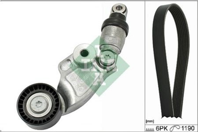 Комплект ременя генератора Ina Mazda 3/6/CX-5 2.2D 12- (529 0119 10)