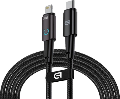 Кабель ArmorStandart AT-CL USB Type-C - Lightning 20 Вт 1.2 м Black (ARM75865)