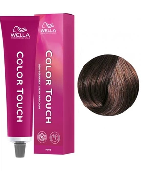 Фарба для волосся Wella Color Touch Plus Demi-Permanent Cream Hair Color 55/07 Світлий коричневий натуральний коричневий 60 мл