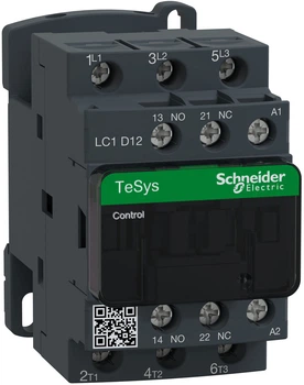 Контактор Schneider Electric 12 A 1З+1Р 220 В 50/60 Гц (LC1D12M7)