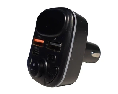 ФМ модулятор с bluetooth HZ 607 1Type-C 2USB (3046)