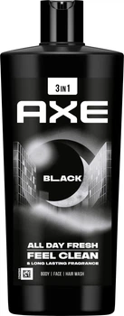 Гель для душа и шампунь AXE Black 700 мл (8720181166389)