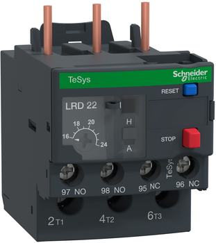Теплове реле перевантаження Schneider Electric TeSys LRD 16 - 24А (LRD22)
