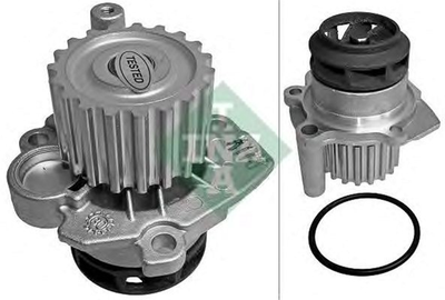 Водяний насос основний механічний Ina VW T5/Caddy 1.9TDI/2.0SDI 03-10, z=19 BSU, BJB, BLS, BDJ, BST, BRR, AXC, BRS, AXB (538 0054 10)