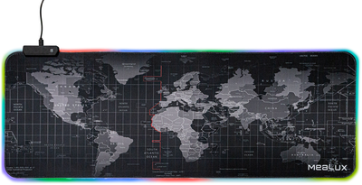 Игровая поверхность Mealux RGB V02 (Mousepad 800x300x4mm RGB V02)