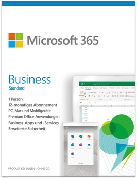 Ліцензія Microsoft 365 Business Standard DE Win/Mac для одного користувача 1 рік (KLQ-00672)