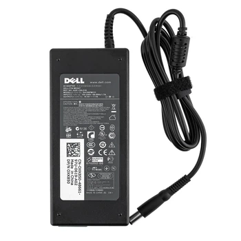 Блок живлення для ноутбука Dell 150W (19.5V, 7.7A), штекер 7.4×5.0 мм з піном (3 отвори), чорний, прямокутний корпус