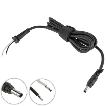 Оригинальный DC кабель питания для БП HP 90W 4.8x1.7мм, 2 провода, (2x1мм), прямой штекер (от БП к ноутбуку) (2255557)