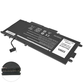 Батарея для ноутбука DELL K5XWW (Latitude 5285, 5289, L3180, 7390 2-in-1) 7.6V 7270mAh 55Wh Black (2224369)