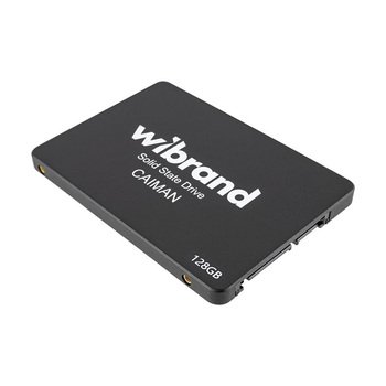 Жесткий диск 2.5" SSD 128Gb Wibrand Caiman, WI2.5SSD/CA128GB, 3D TLC NAND, SATA-III 6Gb/s, зап/чт. - 470/560мб/с, BULK (2325136)