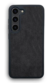 Чехол из премиальной Алькантары для Samsung s24 FE черный