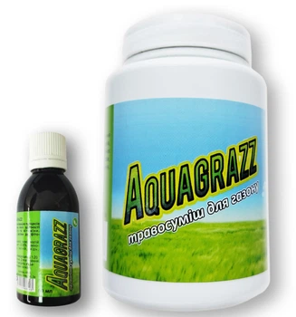 Aquagrazz - Рідкий газон - органічна суміш (Акваграз) + травосуміш для газону (Акваграз)