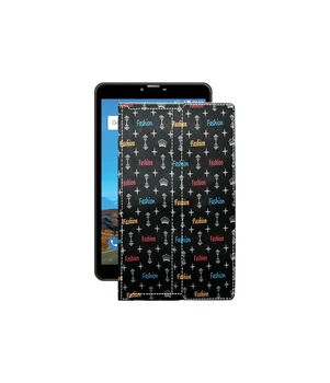 Чохол з екошкіри для планшету Bravis NB871 8 Фешн чорний