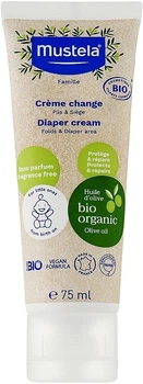 Крем під підгузок Mustela Famille Diaper Cream, 75мл. (3504105037987)