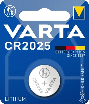 Батарейка Varta CR 2025 BLI 1 Lithium (1840)