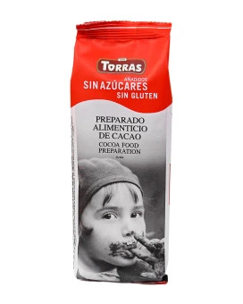 Гарячий шоколад без цукру, без глютену Torras Anadidos Sin Azucares, Sin Gluten, 180 г
