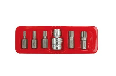 Набір насадок викруткових VOREL 1/2" SPLINE M5-12 6 шт 66760