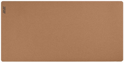 Килимок для миші 2E CORK, L(800x400x2мм), коричневий