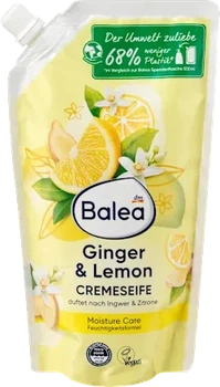 Мыло Balea имбирный и лимонный Cremeseife Ginger & Lemon 500 мл