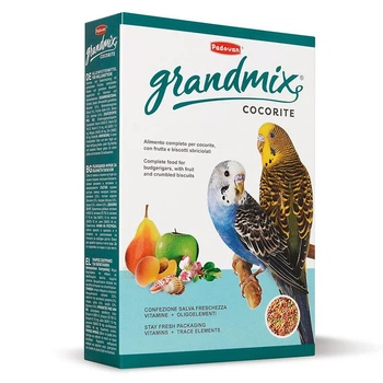 Основной корм Padovan GrMix cocorite для маленьких попугаев 400 г в упаковке (PP00276)