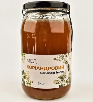 Мед кориандровый ЭКО-МедОК, 1,1 кг