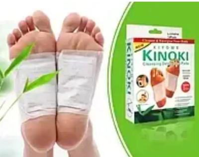 Тканевый пластырь для детоксикации Kinoki 9073 Cleansing Detox Foot Pads, быстрое выведение токсинов