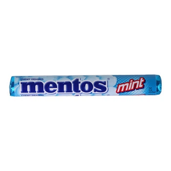 3шт, Цукерка Mentos М'ята 37 г (87108019)