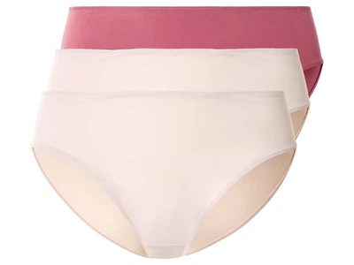 Трусики-слип набор 3 шт. для женщины Esmara LYCRA® 461356 3XL Розовый