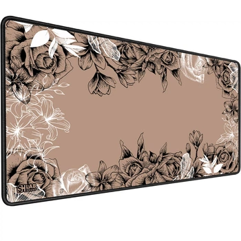 Игровая поверхность (Коврик для мышки) SHLab Floral Border SHM-1142 (70х30 см) (39440)