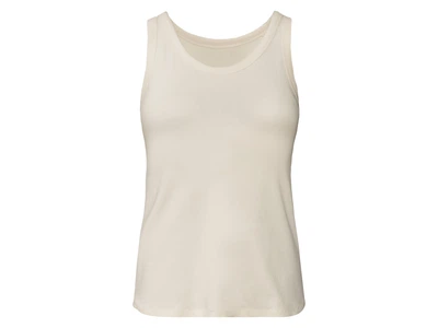 Майка закругленная снизу для женщины Esmara LYCRA® 406640 XS молочный