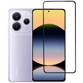 Защитное стекло LUX для Xiaomi Redmi Note 14 5G полная проклейка черный