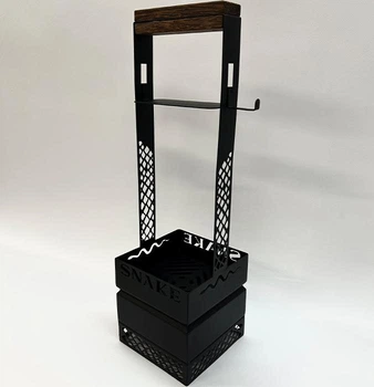 Корзина для угля Snake Hookah Black